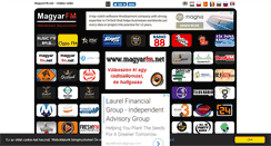 Desktop Screenshot of magyarfm.net