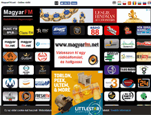 Tablet Screenshot of magyarfm.net